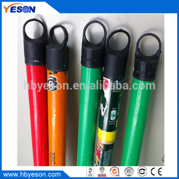 1.2m length straight colorful pvc coating wood broom handle